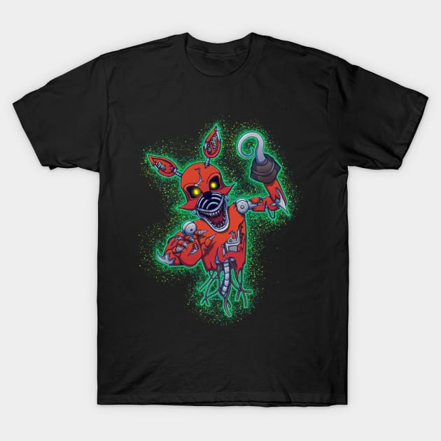 FNAF 4 Nightmare Foxy T-Shirt by VALMEZA602